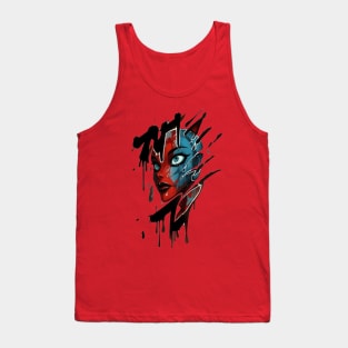 Graffiti Style Tank Top